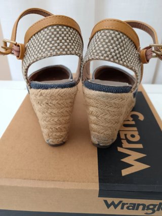 Sandali Wrangler donna blu e marroni