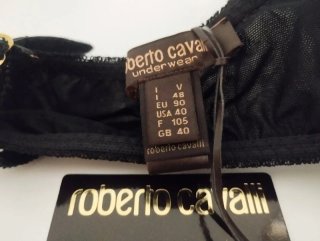Reggiseno push-up leopardato Roberto Cavalli 5B