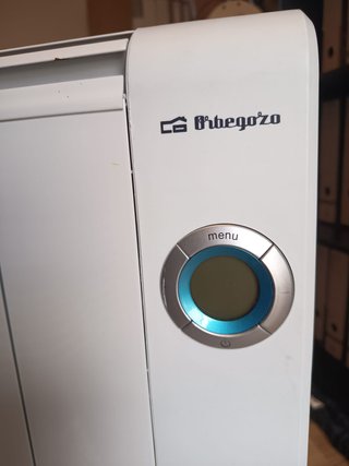 Radiador eléctrico blanco