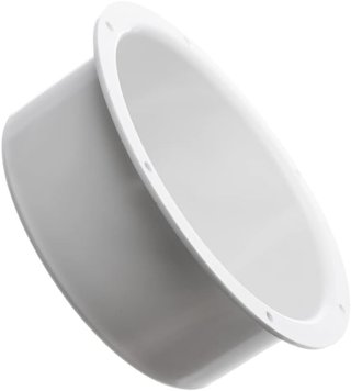 Conector brida pared para tubo ventilación