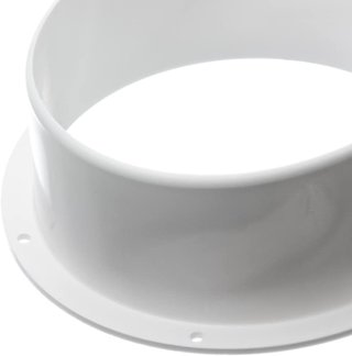 Conector brida pared para tubo ventilación