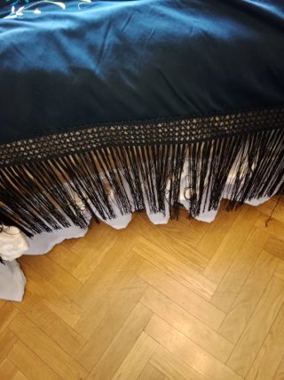 Mantón de Manila grande bordado nuevo