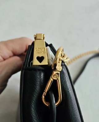 Bolso y monedero Moschino Negro y Dorado
