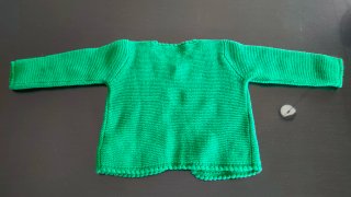 Chaqueta bebé Nanos 6 meses verde