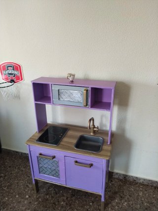 Cocinita IKEA Duktig Personalizada Morada