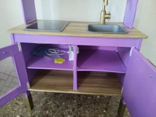 Cocinita IKEA Duktig Personalizada Morada