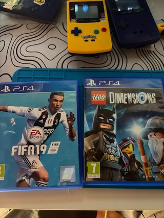 FIFA 19 y LEGO Dimensions PS4
