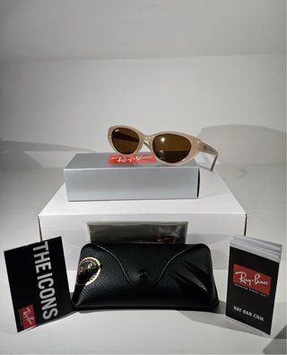 Occhiali Ray Ban RB 4457D Trasparent Beige