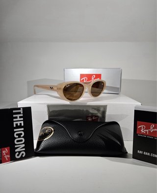Occhiali Ray Ban RB 4457D Trasparent Beige