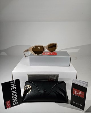Occhiali Ray Ban RB 4457D Trasparent Beige