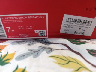 Zapatillas Nike Court Borough Low Talla 40