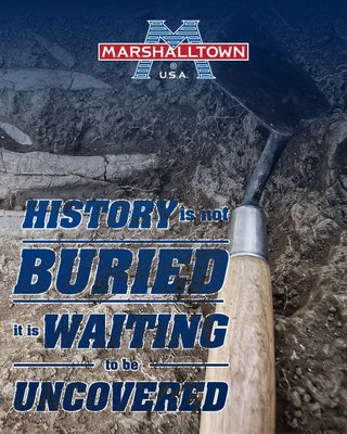 Marshalltown llana rígida puntiaguda arqueología