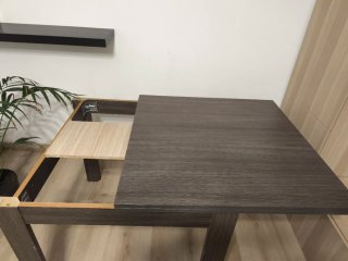 Mesa de comedor extensible madera