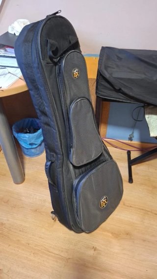Funda de guitarra negra