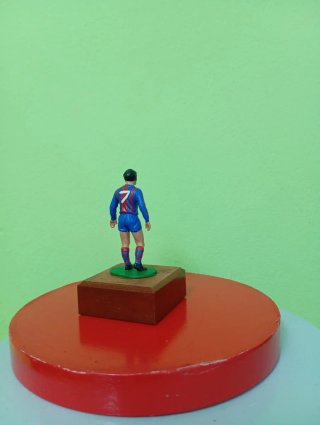 Figura Futbolista FC Barcelona en Plomo Años 90