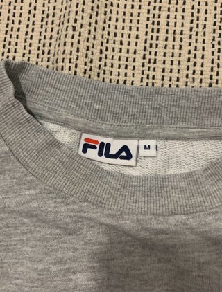 Sudadera Vintage Fila Gris