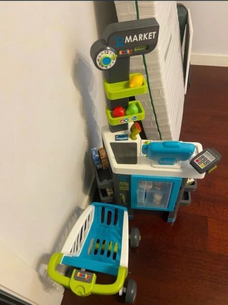 Supermercado infantil Smoby con carrito