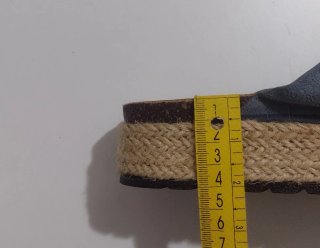 Sandalias mujer número 37 esparto tiras cruzadas