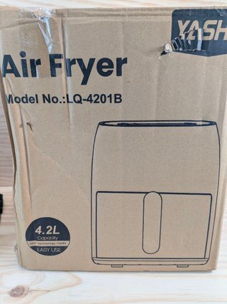 YASHE Freidora Aire 4,2L Pantalla Táctil 1500W