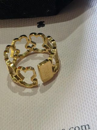 Anillo  Oso Oro Ajustable