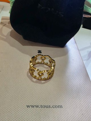 Anillo  Oso Oro Ajustable