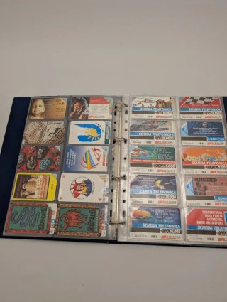 Album Schede Telefoniche Telecom Italia Anni 90
