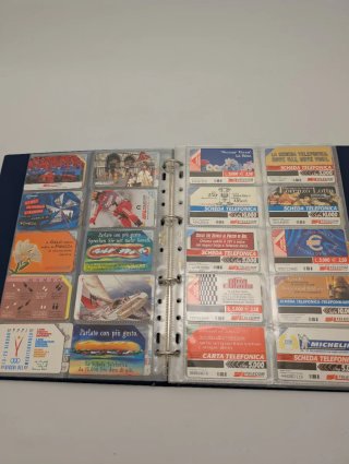 Album Schede Telefoniche Telecom Italia Anni 90