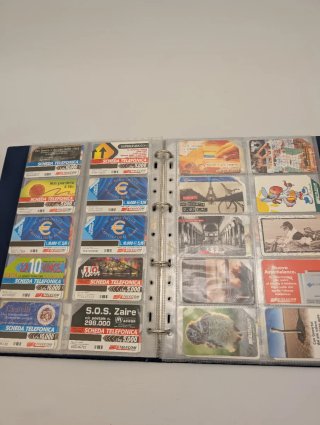 Album Schede Telefoniche Telecom Italia Anni 90