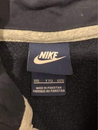 Chaqueta Nike con capucha azul