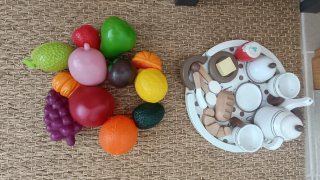 Cocina de madera Ikea con accesorios