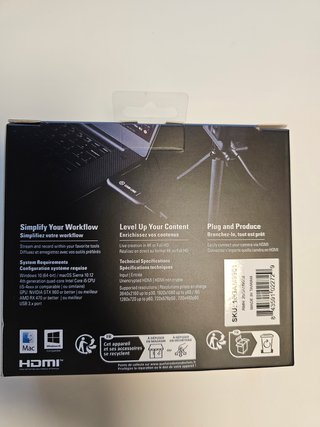 Elgato Cam Link 4K Capturadora USB HDMI