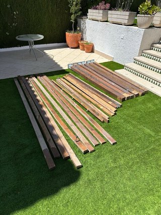 Pérgola de madera 3x4 metros para exterior
