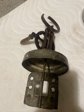 Antigüedad Rueda Corazón Mango Madera