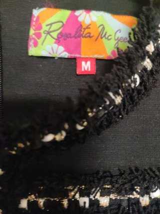 Vestido Rosalita McGee Negro con Detalles