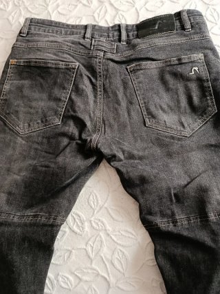 Pantalón Kevlar Moto Negro