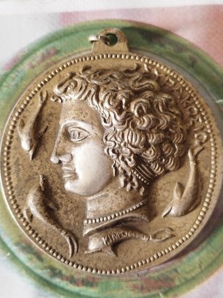 Réplica Colgante Decadracma Grecia