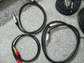 Cables Jack. 3 de potencia y 3 de señal