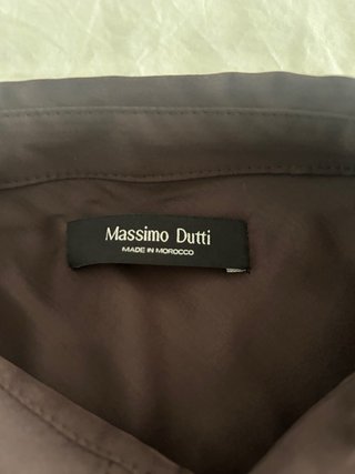 Blusa Massimo Dutti marrón talla M