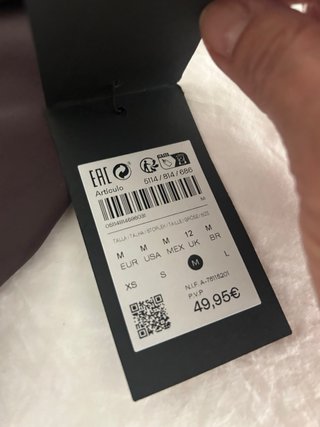Blusa Massimo Dutti marrón talla M