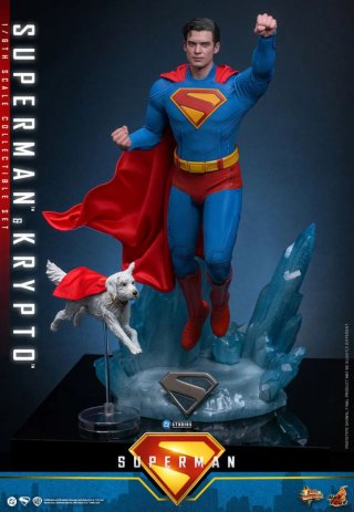 Figura Hot Toys Superman & Krypto 1/6