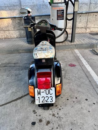 Vespa FL Elestart 125 (1993) negra - ITV al día