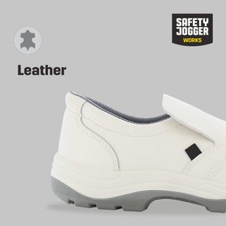 Safety Jogger zueco seguridad trabajo blanco