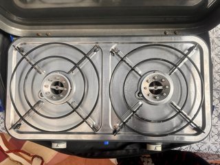 Cocina Camping barco camper caravana Cadac doble
