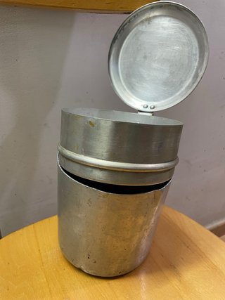 Cazo  antiguo de aluminio