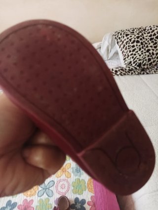 Zapatos niña rojos con lazo