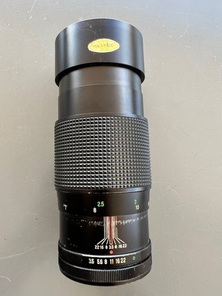 Vivitar 200mm f/3.5 Canon FD + Filtro UV