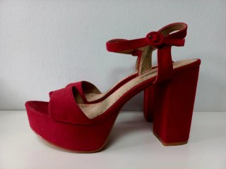 Tacones rojos plataforma T41