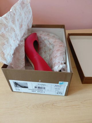 Zapatos tacón Gloria Ortiz rojos mujer