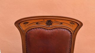 Escritorio Modernista Armario Silla Madera