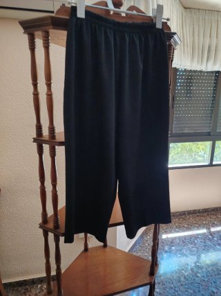 2 conjuntos blusa y pantalón negro mujer